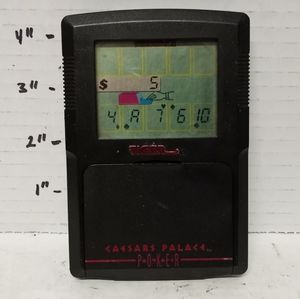 Vintage tiger electronics Ceasars Palace poker game
